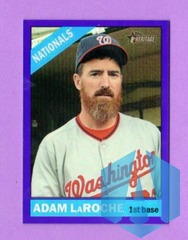 2015 Topps Heritage Hot Box Chrome Purple Refractor Adam LaRoche #THC-432